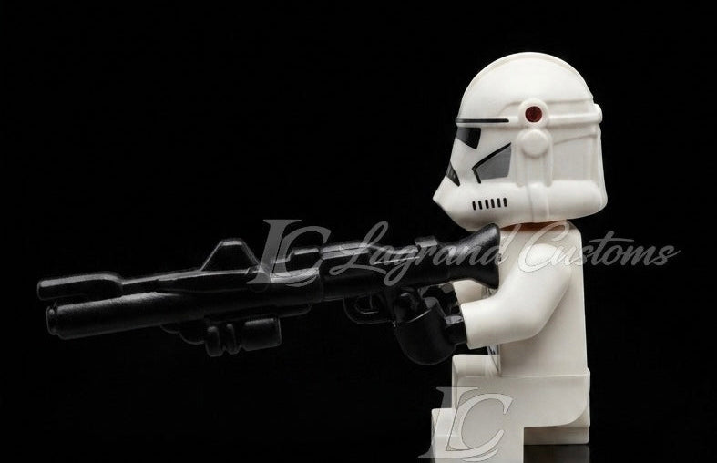 Custom LEGO Compatible Bent/Kneeling Minifigure Legs White For Action Shots