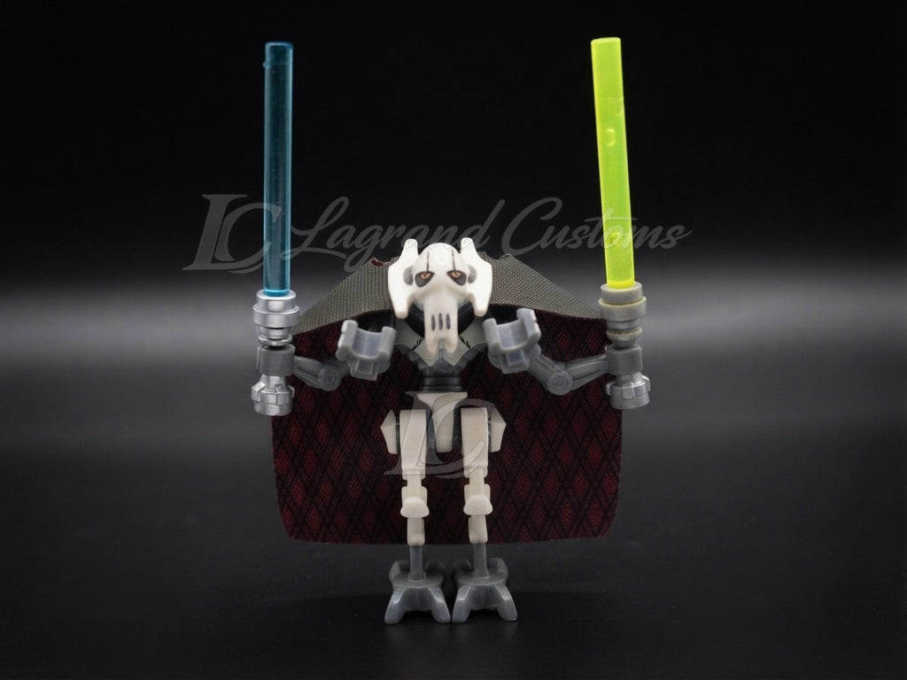 Lego Star Wars General Grevious Dual Sided printed Cape