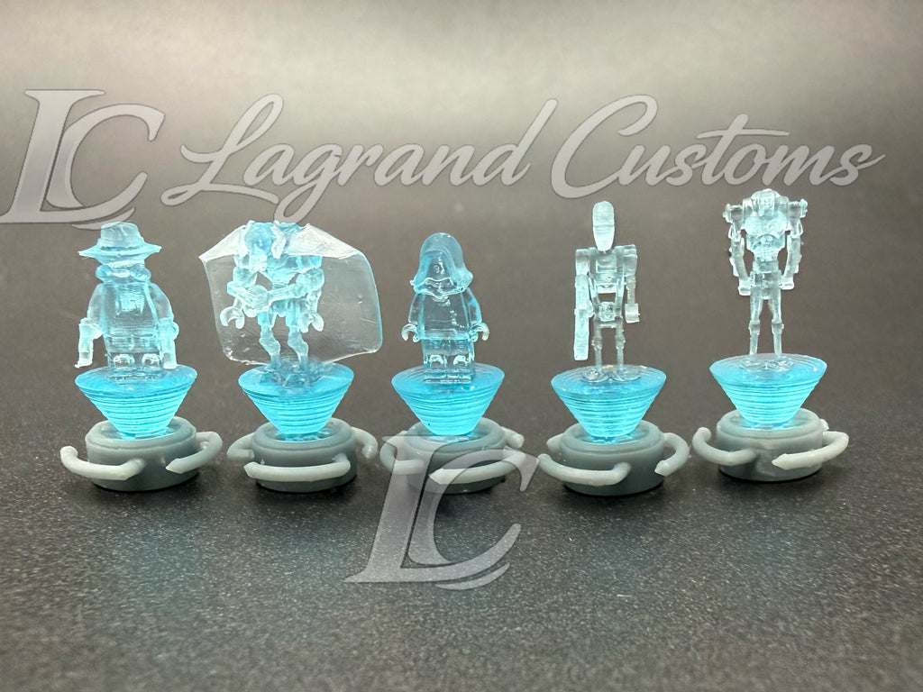 LEGO Star Wars DARK SIDE minifigure hologram Set of 5 Drop 2  Lagrand Customs Exclusive