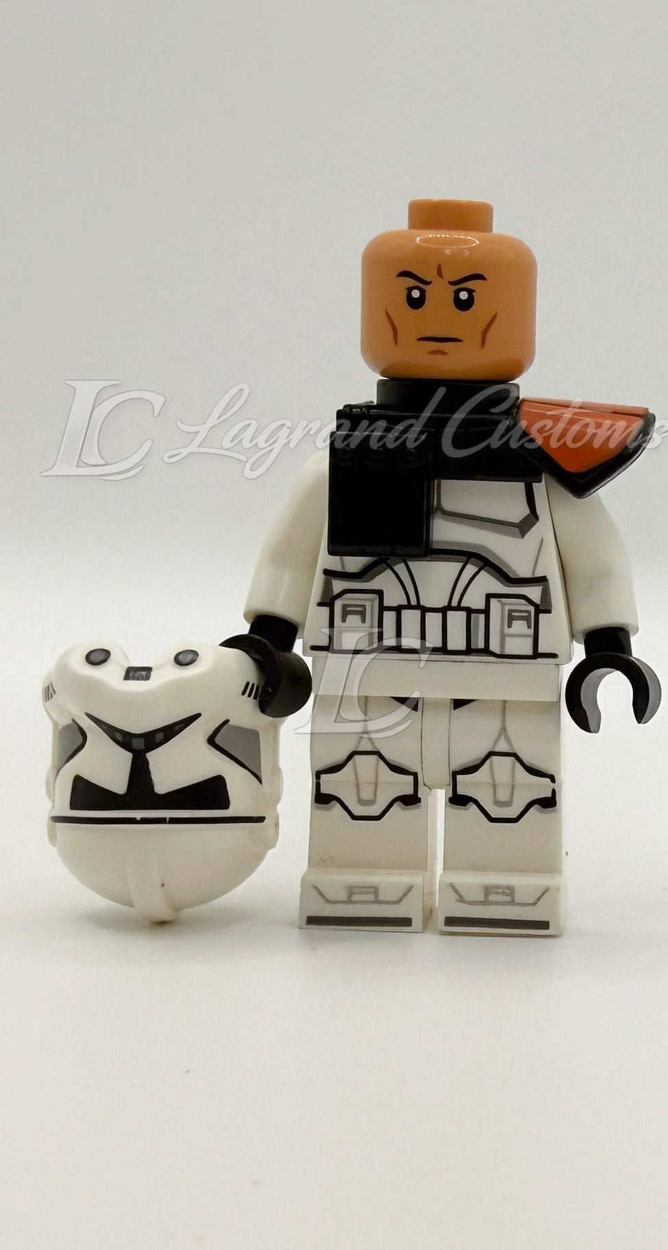 Lego Star Wars Custom Pauldron Orange Left Sholder