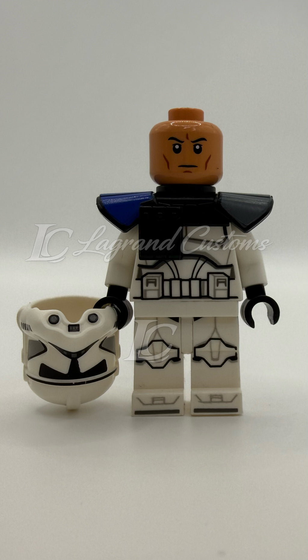 Lego Star Wars Custom Pauldron Blue/Gray Dual sholder