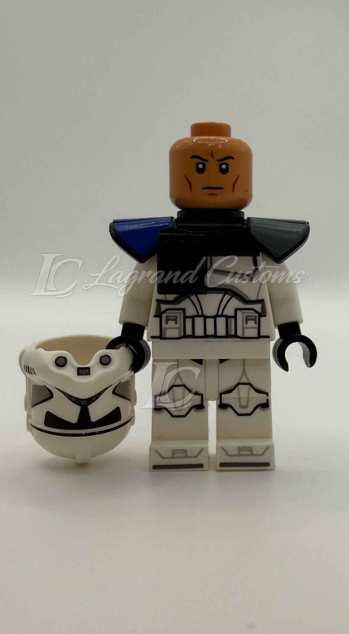 Lego Star Wars Custom Pauldron Blue/Gray Dual sholder