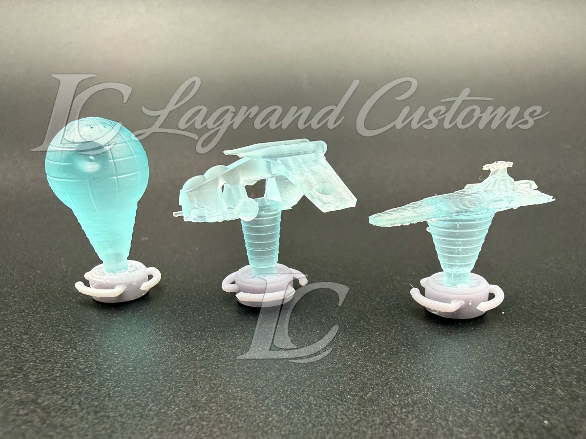 LEGO Star Wars minifigure hologram COMPLETE SET Lagrand Customs Exclusive ￼