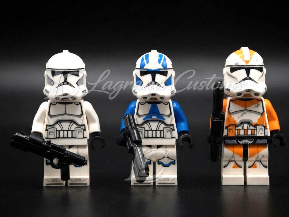 Custom LEGO DC15 Blaster Carbine x10 Lot for STAR WARS Clone trooper Minifigures